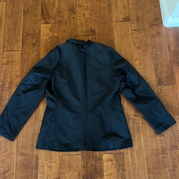 GAP Black Light Weight Jacket Full Front Zip Button Snap Size L - Picture 3 of 12